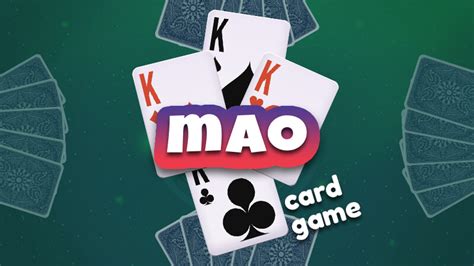 card game mao|Mao (card game) .